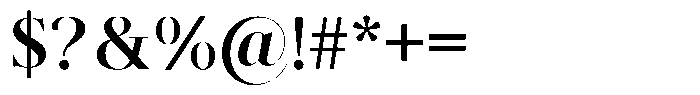 Brastine Extra Bold Font OTHER CHARS