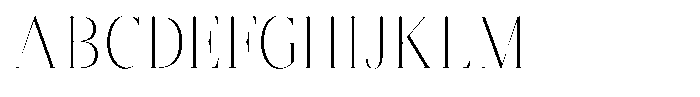 Brastine Extra Light Condensed Font UPPERCASE