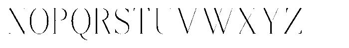 Brastine Extra Light Condensed Font UPPERCASE