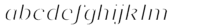 Brastine Extra Light Expanded Italic FONT