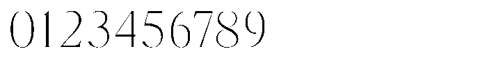 Brastine Extra Light Semi Condensed Font OTHER CHARS