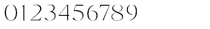 Brastine Extra Light Semi Expanded Font OTHER CHARS