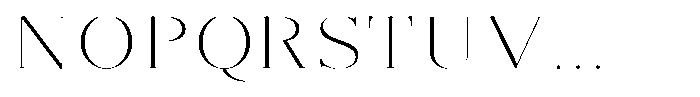 Brastine Extra Light Semi Expanded Font UPPERCASE