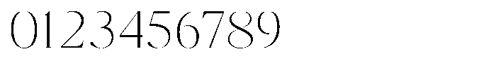 Brastine Extra Light Font OTHER CHARS