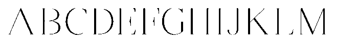 Brastine Extra Light Font UPPERCASE