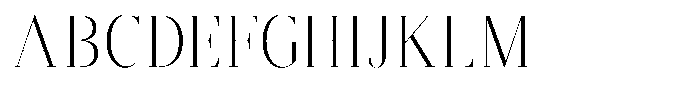 Brastine Light Condensed Font UPPERCASE