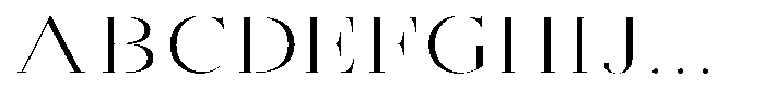 Brastine Light Expanded Font UPPERCASE