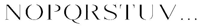 Brastine Light Expanded Font UPPERCASE