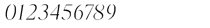Brastine Light Semi Condensed Italic Font OTHER CHARS