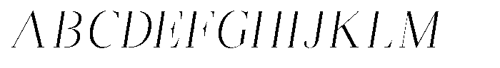 Brastine Light Semi Condensed Italic Font UPPERCASE