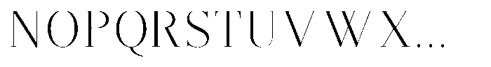 Brastine Light Semi Condensed Font UPPERCASE