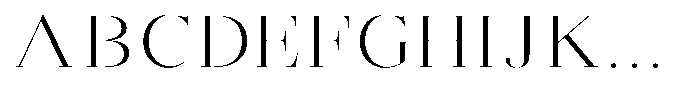 Brastine Light Semi Expanded Font UPPERCASE