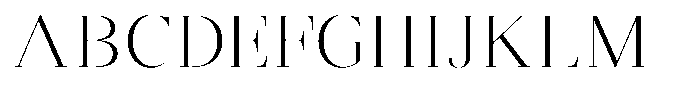 Brastine Light Font UPPERCASE