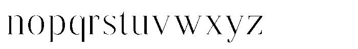 Brastine Light Font LOWERCASE