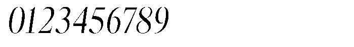 Brastine Medium Condensed Italic Font OTHER CHARS