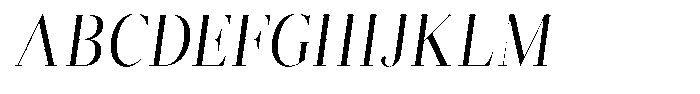 Brastine Medium Condensed Italic Font UPPERCASE