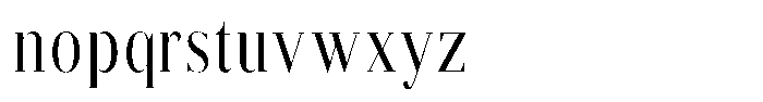 Brastine Medium Condensed Font LOWERCASE