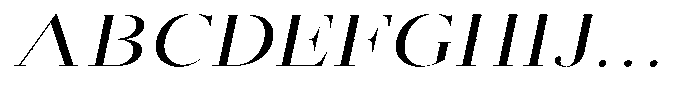 Brastine Medium Expanded Italic Font UPPERCASE