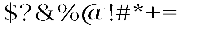 Brastine Medium Expanded Font OTHER CHARS