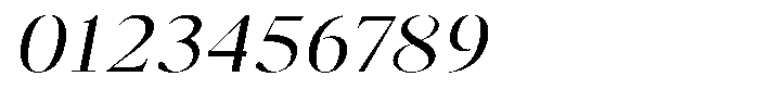Brastine Medium Semi Expanded Italic Font OTHER CHARS