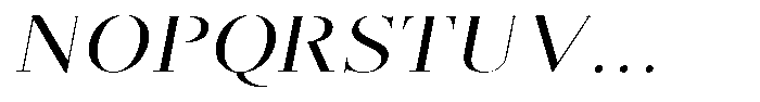 Brastine Medium Semi Expanded Italic Font UPPERCASE