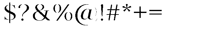 Brastine Medium Semi Expanded Font OTHER CHARS