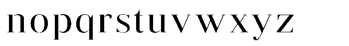 Brastine Medium Semi Expanded Font LOWERCASE