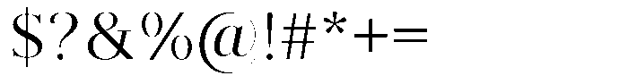 Brastine Medium Font OTHER CHARS