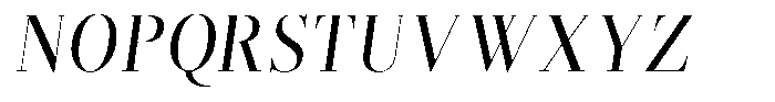 Brastine Semi Bold Condensed Italic Font UPPERCASE