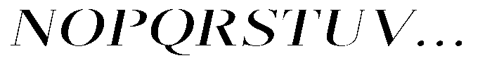 Brastine Semi Bold Expanded Italic Font UPPERCASE