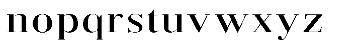 Brastine Semi Bold Expanded Font LOWERCASE
