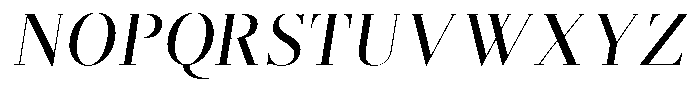 Brastine Semi Bold Semi Condensed Italic Font UPPERCASE