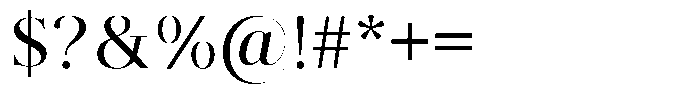 Brastine Semi Bold Font OTHER CHARS