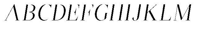 Brastine Semi Condensed Italic Font UPPERCASE