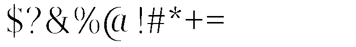 Brastine Semi Condensed Font OTHER CHARS