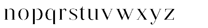 Brastine Semi Expanded Font LOWERCASE