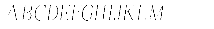 Brastine Thin Condensed Italic Font UPPERCASE