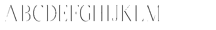 Brastine Thin Condensed Font UPPERCASE