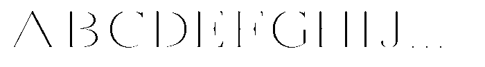 Brastine Thin Expanded Font UPPERCASE
