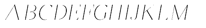 Brastine Thin Italic Font UPPERCASE