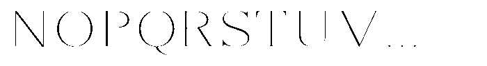 Brastine Thin Semi Expanded Font UPPERCASE
