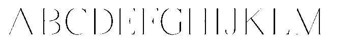 Brastine Thin Font UPPERCASE