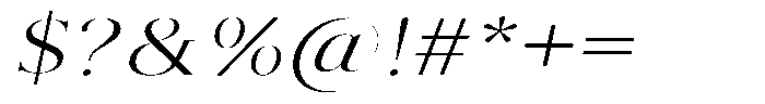 Brastine Variable Black Italic Font OTHER CHARS
