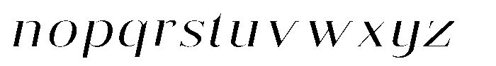Brastine Variable Black Italic Font LOWERCASE