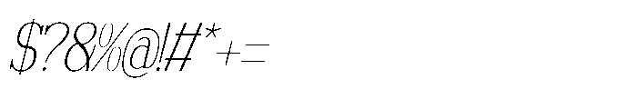 Bratan Safioor Italic Font OTHER CHARS