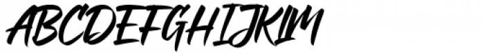 Bratt Graner Regular Font UPPERCASE