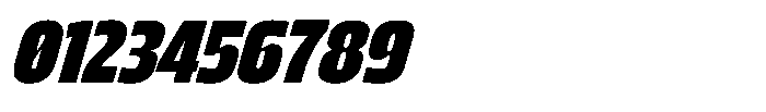 Bratva Bold Slant Font OTHER CHARS