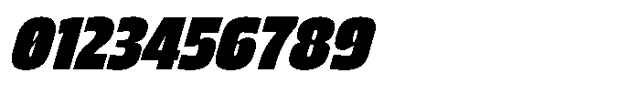 Bratva Extra Bold Slant Font OTHER CHARS
