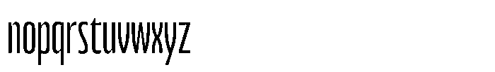 Bratva Extra Light Font LOWERCASE