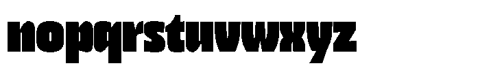 Bratva Heavy Font LOWERCASE